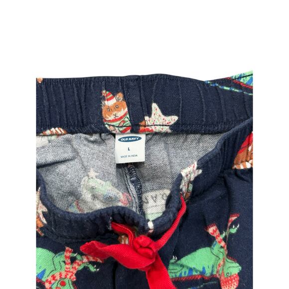 Old Navy Women’s Christmas Dogs Patterned Flannel Pajama Pants Size Large - Picture 3 of 4